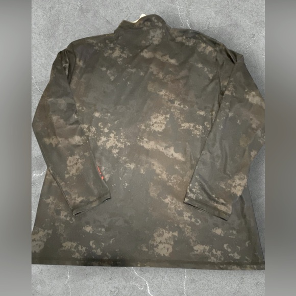 Men’s Ten Buck camo 1/4 zip tech 100% poly fleece shirt NWT size 2XL | hunting | - Picture 3 of 8